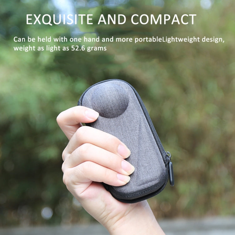 For Insta360 X4 Mini Storage Bag Lightweight Waterproof Body Box(Deep Gray) - Case & Bags by PMC TechLife | Online Shopping South Africa | PMC TechLife