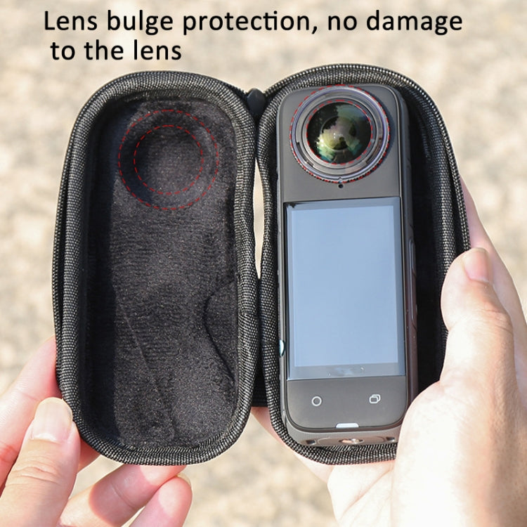 For Insta360 X4 Mini Storage Bag Lightweight Waterproof Body Box(Light Gray) - Case & Bags by PMC TechLife | Online Shopping South Africa | PMC TechLife