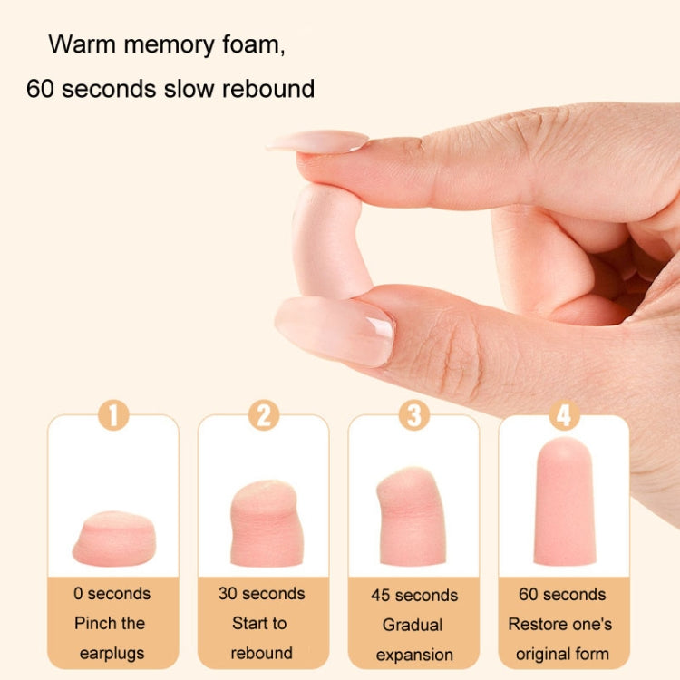 120pcs /Box Memory Foam Earplugs Student Dormitory Sleeping Noise Reduction Soundproof Earplugs(Mixed Colors) - free shipping - PMC TechLife - Order now!