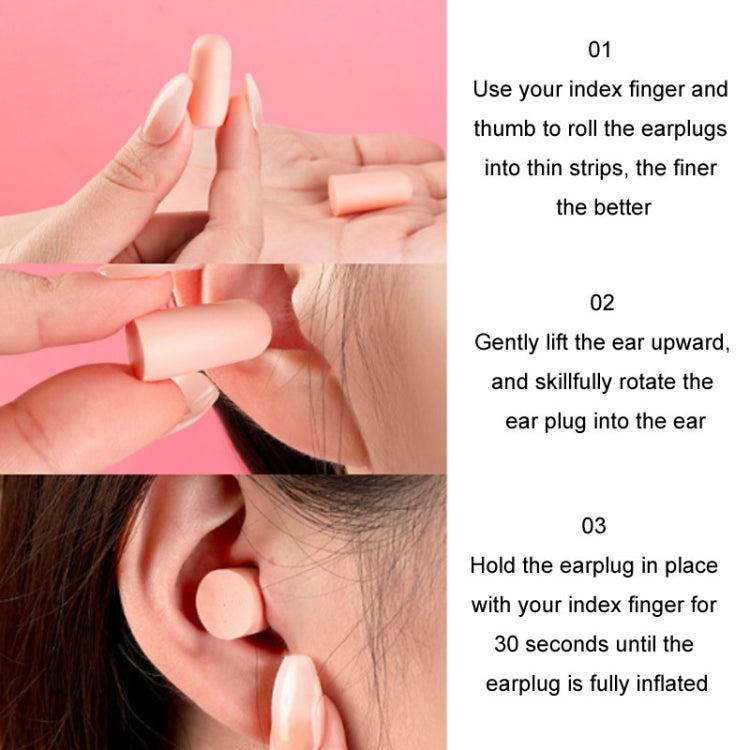 120pcs /Box Memory Foam Earplugs Student Dormitory Sleeping Noise Reduction Soundproof Earplugs(Mixed Colors) - free shipping - PMC TechLife - Order now!