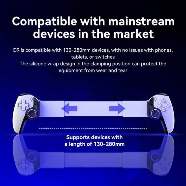 D9 Wireless Phone Stretching Game Controller For Switch / PS3 / PS4(Blue) - Controller Gamepad by PMC Jewellery | Online Shopping South Africa | PMC Jewellery | Buy Now Pay Later Mobicred