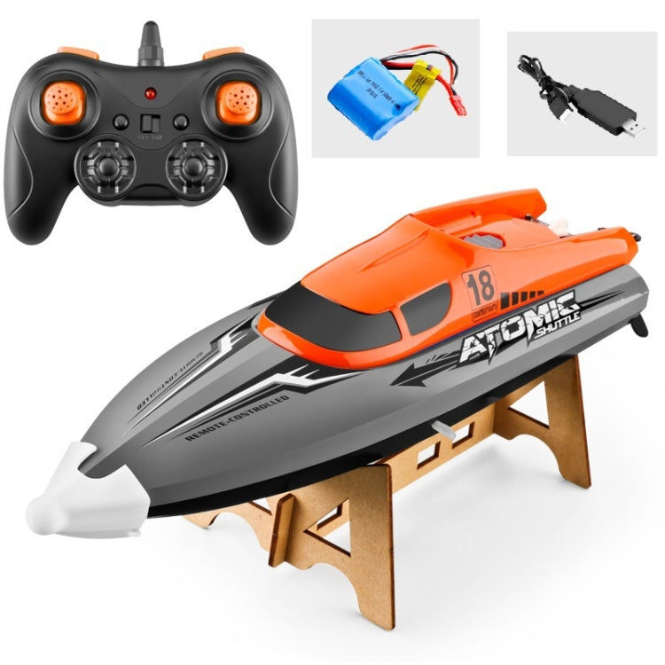 EB02 2.4G Wireless RC Boat Circulating Water-Cooled High-Speed Speedboat Racing Boat Model Toy(Orange) - RC Boats by PMC TechLife | Online Shopping South Africa | PMC TechLife | Buy Now Pay Later Mobicred