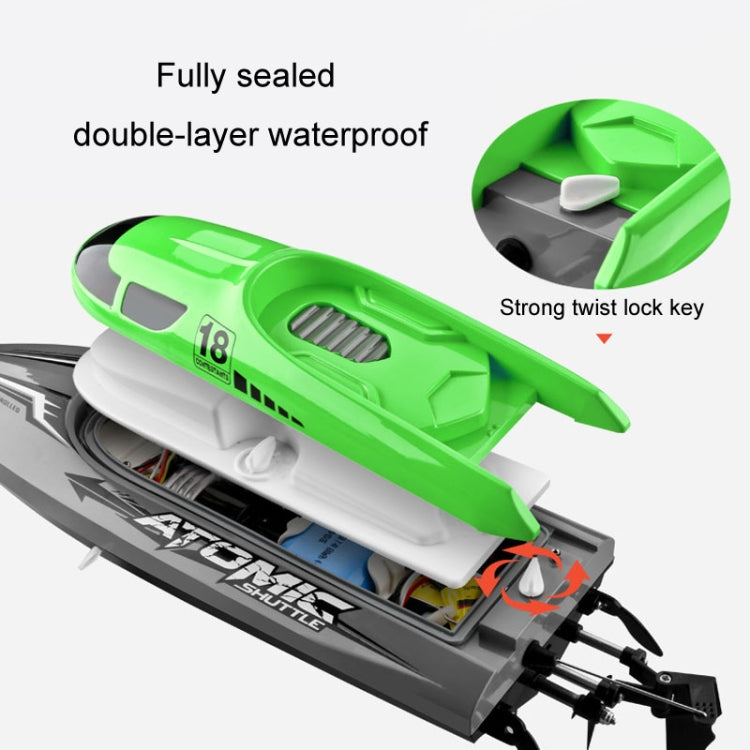 EB02 2.4G Wireless RC Boat Circulating Water-Cooled High-Speed Speedboat Racing Boat Model Toy(Orange) - RC Boats by PMC TechLife | Online Shopping South Africa | PMC TechLife | Buy Now Pay Later Mobicred