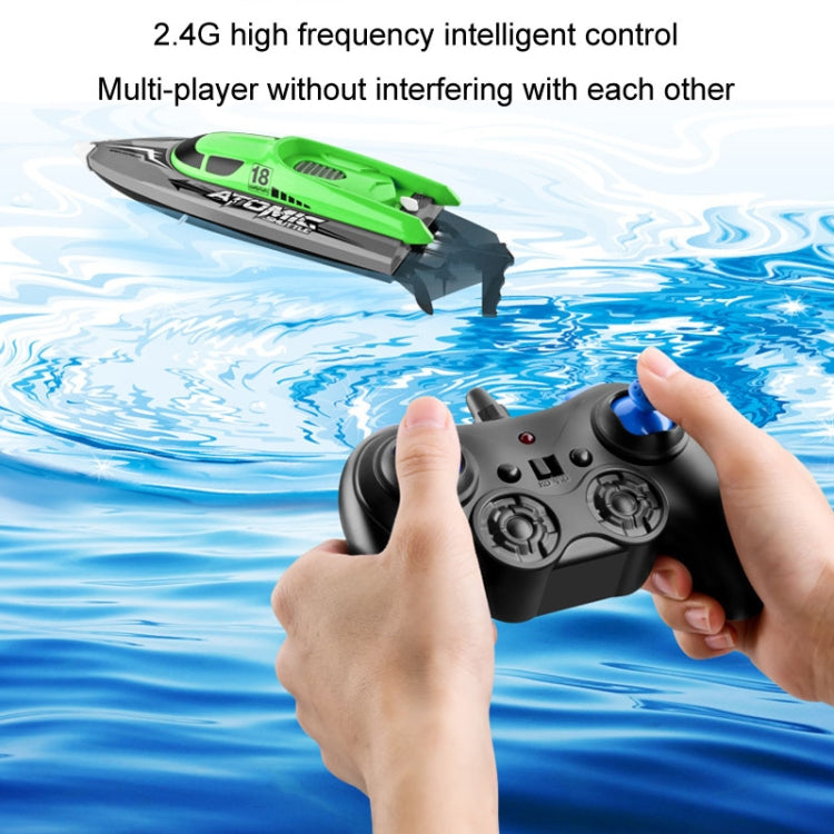 EB02 2.4G Wireless RC Boat Circulating Water-Cooled High-Speed Speedboat Racing Boat Model Toy(Orange) - RC Boats by PMC TechLife | Online Shopping South Africa | PMC TechLife | Buy Now Pay Later Mobicred