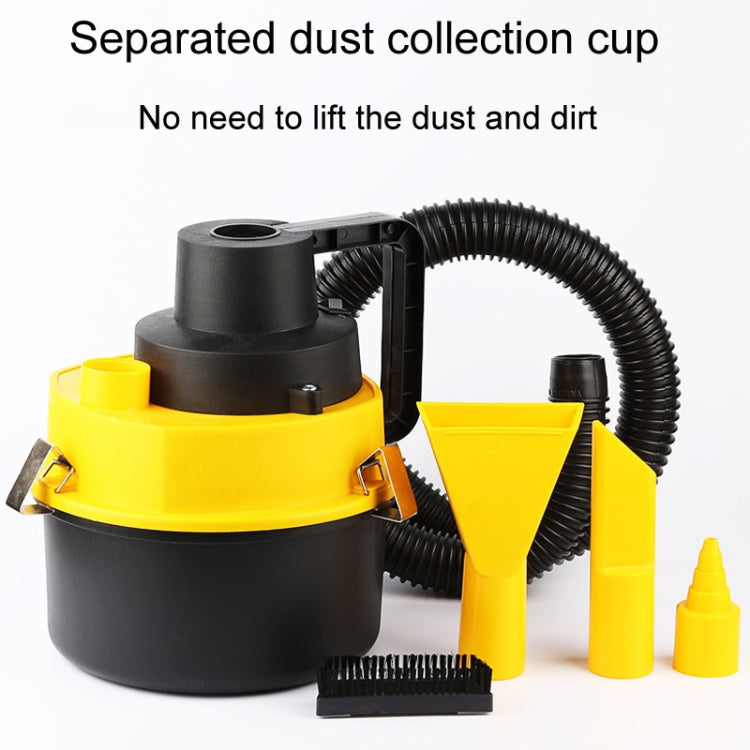 Vehicle Vacuum Cleaner For Wet And Dry Use Large Round Tub Car Cleaning Tool, Style: 12V Car Model - Vacuum Cleaner by PMC TechLife | Online Shopping South Africa | PMC TechLife | Buy Now Pay Later Mobicred