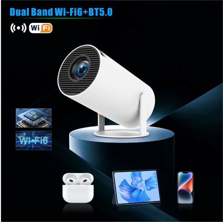 HY300 PRO Smart Projector Android 11.0 System 120 Lumen Portable Projector(AU Plug) - Mini Projector by PMC Jewellery | Online Shopping South Africa | PMC Jewellery | Buy Now Pay Later Mobicred