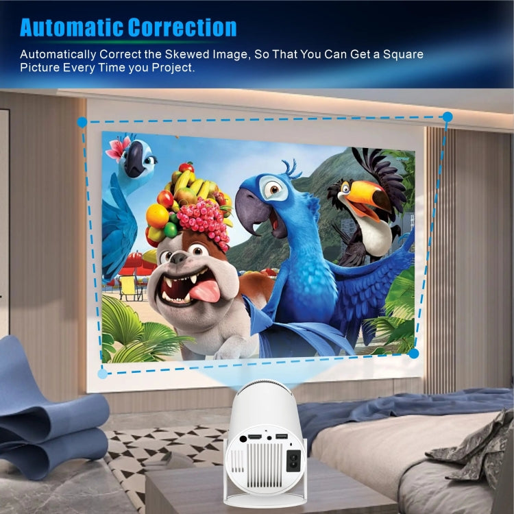 HY300 PRO Smart Projector Android 11.0 System 120 Lumen Portable Projector(US Plug) - Mini Projector by PMC TechLife | Online Shopping South Africa | PMC TechLife | Buy Now Pay Later Mobicred