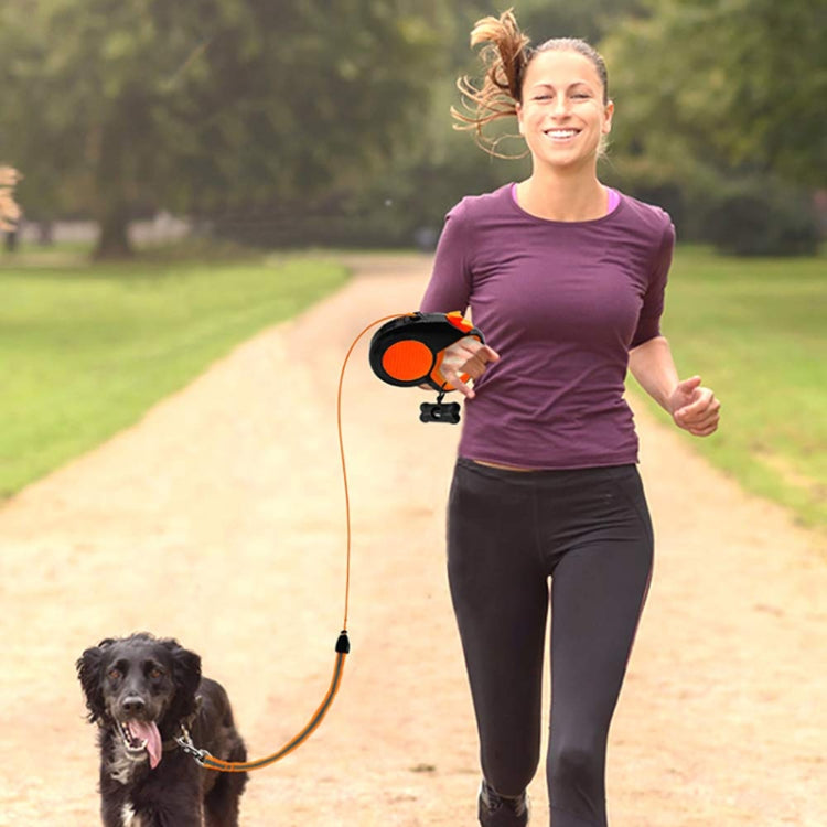 5m Pet Automatic Retractable Towing Leash Night Reflective Dog Walking Tractor(Green) - Leashes & Chest Strap by PMC TechLife | Online Shopping South Africa | PMC TechLife | Buy Now Pay Later Mobicred