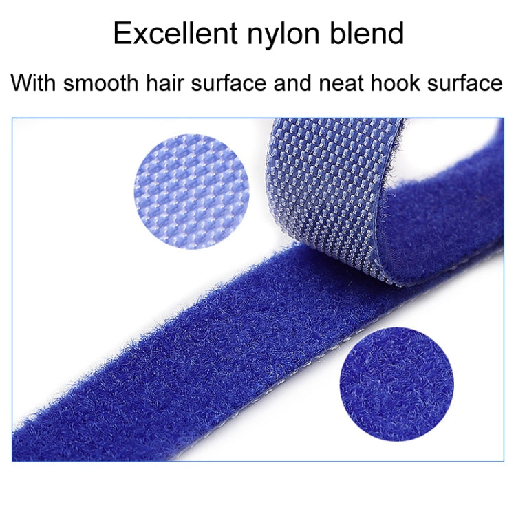 20pcs Data Cable Storage And Management Strap T-Shape Nylon Binding Tie, Model: Blue 12 x 200mm - free shipping - PMC Jewellery - Order now!