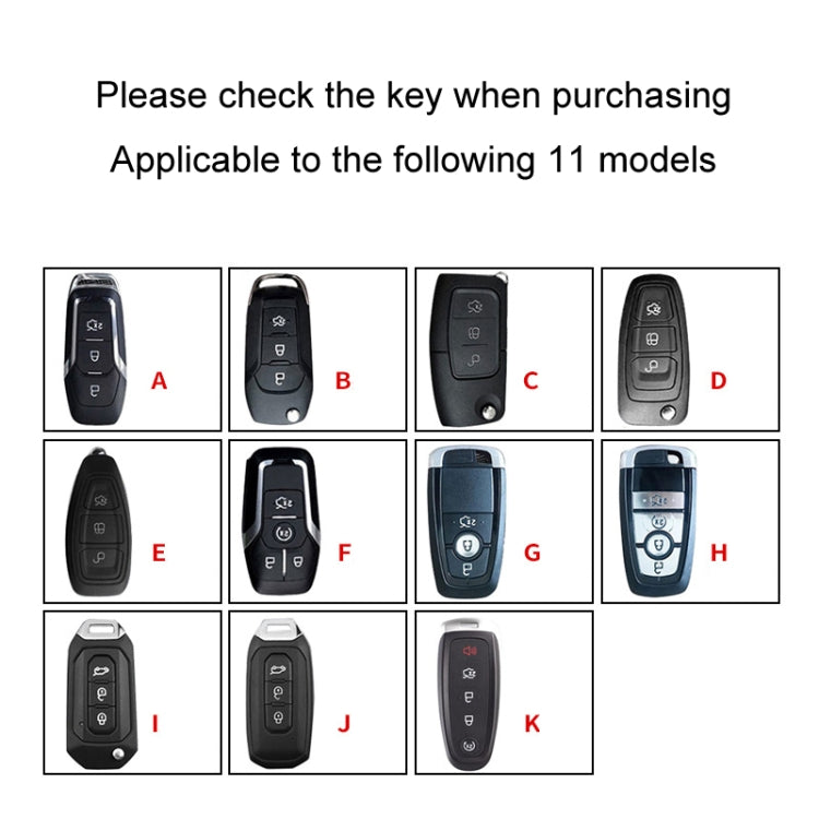 For Ford Car Key Cover Keychain Anti-lost Number Plate, Style: G - Car Key Cases by PMC TechLife | Online Shopping South Africa | PMC TechLife | Buy Now Pay Later Mobicred