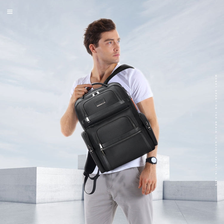 Bopai 61-121601 Large Capacity Waterproof Business Laptop Backpack With USB+Type-C Port(Black) - Backpack by Bopai | Online Shopping South Africa | PMC Jewellery | Buy Now Pay Later Mobicred