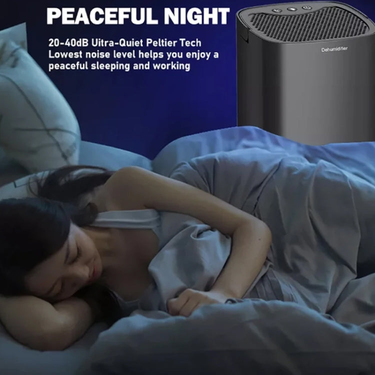 1L 36W Air Dehumidifier for Home Damp Drying Clothes with 7 colors Light UK Plug(White) - Dehumidifiers by PMc TechLife | Online Shopping South Africa | PMc TechLife | Buy Now Pay Later Mobicred