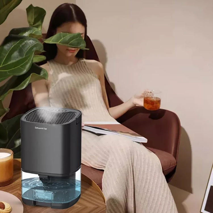 1L 36W Air Dehumidifier for Home Damp Drying Clothes with 7 colors Light UK Plug(White) - Dehumidifiers by PMc TechLife | Online Shopping South Africa | PMc TechLife | Buy Now Pay Later Mobicred