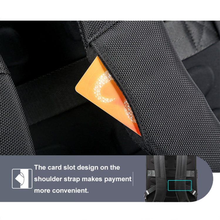 Bopai 61-19011 Large Capacity Waterproof Travel Laptop Backpack With USB+Type-C Port(Black) - free shipping - PMC Jewellery - Order now!