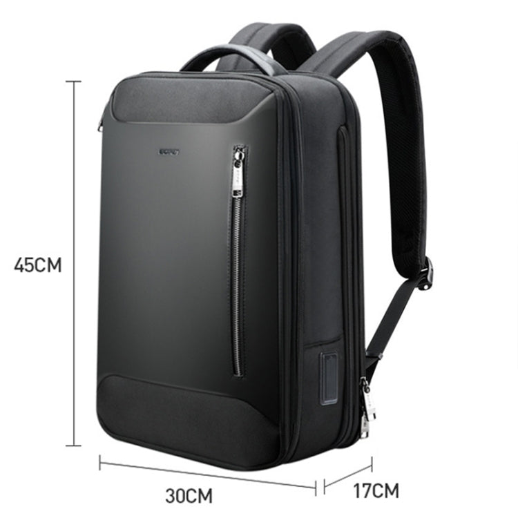 Bopai 61-19011 Large Capacity Waterproof Travel Laptop Backpack With USB+Type-C Port(Black) - Backpack by Bopai | Online Shopping South Africa | PMC Jewellery | Buy Now Pay Later Mobicred