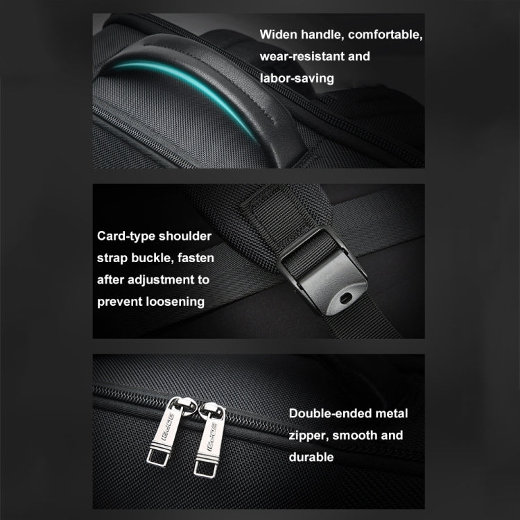 Bopai 61-19011 Large Capacity Waterproof Travel Laptop Backpack With USB+Type-C Port(Black) - free shipping - PMC Jewellery - Order now!