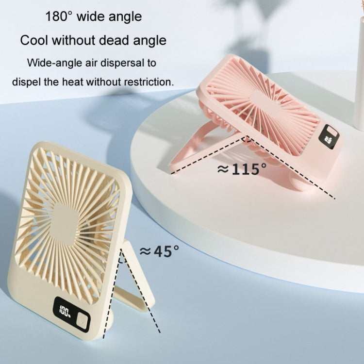 Home Desktop Wall Mounted Fan USB Portable Desktop Mini Fan(White) - Electric Fans by PMC TechLife | Online Shopping South Africa | PMC TechLife | Buy Now Pay Later Mobicred