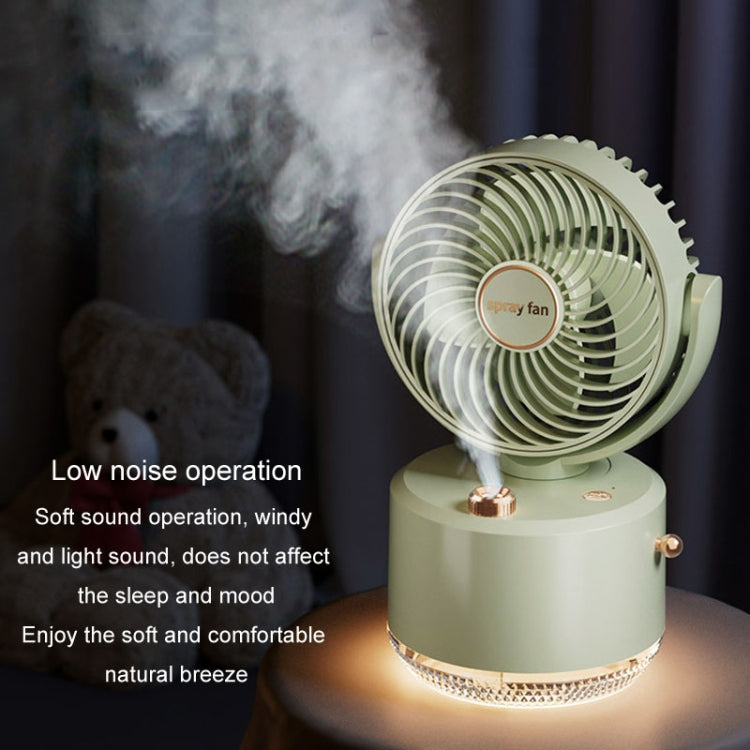 USB Charging Cooler Air Conditioning Fan Desktop Cooling Fan Swing Humidifier(Beige) - Electric Fans by PMC TechLife | Online Shopping South Africa | PMC TechLife | Buy Now Pay Later Mobicred