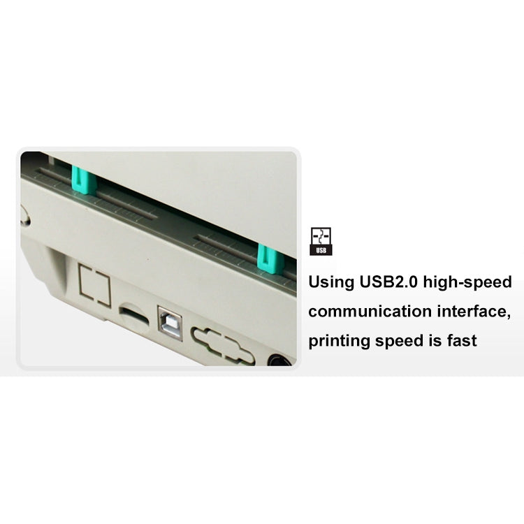 Xprinter XP-450B USB Port Supermarket Cashier Barcode Thermal Printer(EU Plug) - free shipping - PMC TechLife - Order now!