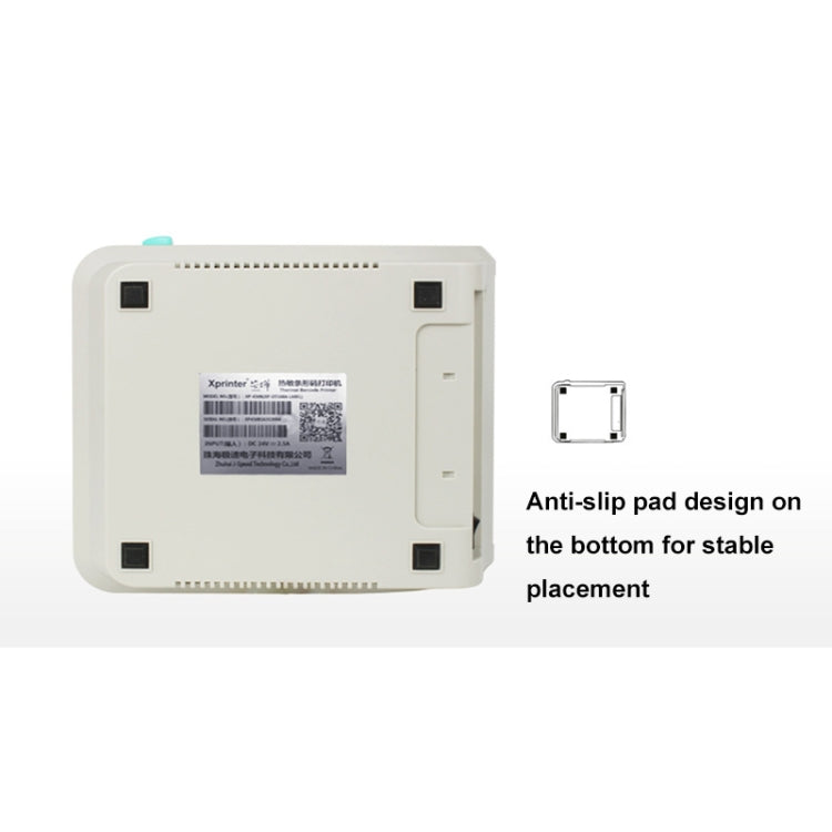 Xprinter XP-450B USB Port Supermarket Cashier Barcode Thermal Printer(EU Plug) - free shipping - PMC TechLife - Order now!