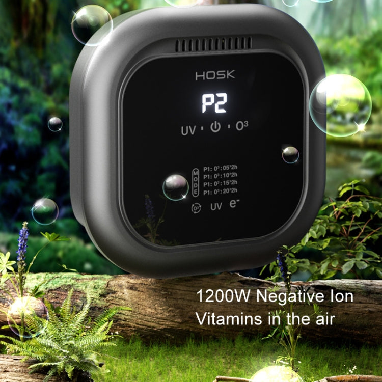 HOSK XT-01 UV Pet Air Purifier Household Deodorant Ozone Generator, Size: USB Plug(Black) - free shipping - PMC TechLife - Order now!