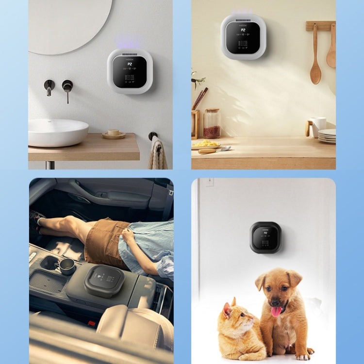 HOSK XT-01 UV Pet Air Purifier Household Deodorant Ozone Generator, Size: USB Plug(White) - free shipping - PMC TechLife - Order now!
