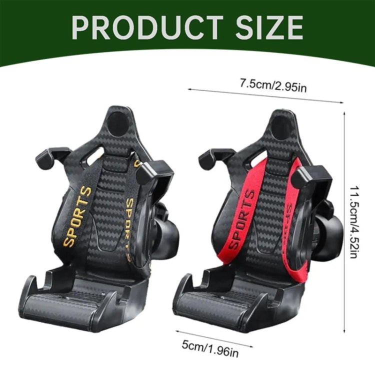 Car Gravity Air Outlet Navigation Mobile Phone Holder(Red Ribbon) - Car Holders by PMC TechLife | Online Shopping South Africa | PMC TechLife | Buy Now Pay Later Mobicred