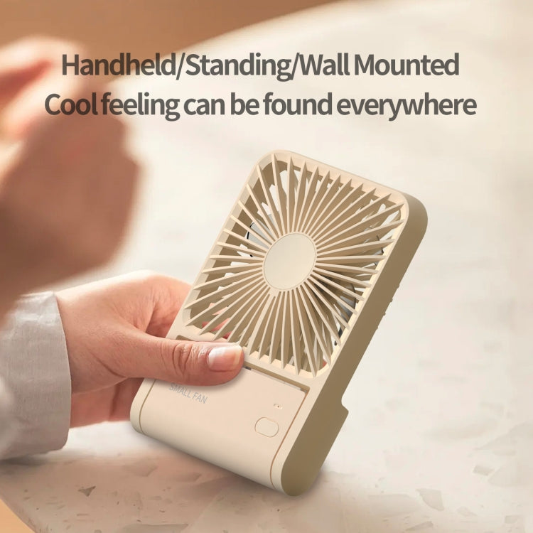 HX-123 USB Charging Wall-mounted Desktop Folding Thin and Light Small Fan(Blue) - Electric Fans by PMC Jewellery | Online Shopping South Africa | PMC Jewellery | Buy Now Pay Later Mobicred