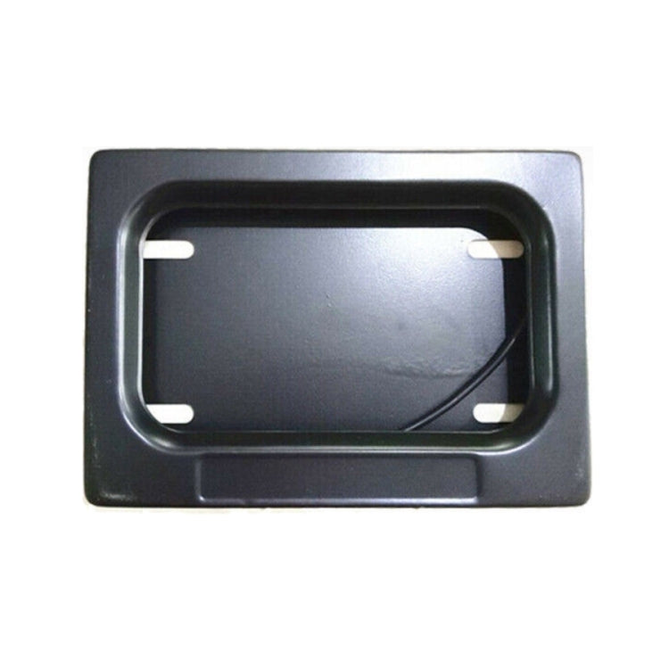 EU Standard Motorcycle License Plate Roller Shutter Cover Frame - License Plate Covers & Frames by PMC Jewellery | Online Shopping South Africa | PMC Jewellery | Buy Now Pay Later Mobicred