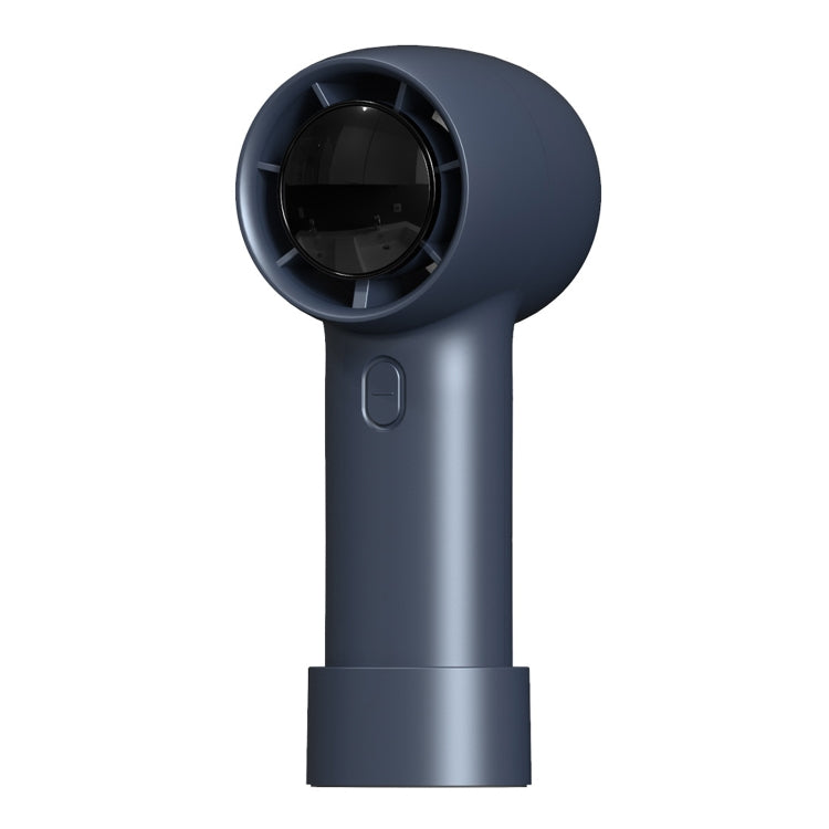 Outdoor Handheld Turbine Digital Display 100-Speed High-Speed Mini Fan, Color: Navy Blue - Electric Fans by PMC TechLife | Online Shopping South Africa | PMC TechLife | Buy Now Pay Later Mobicred
