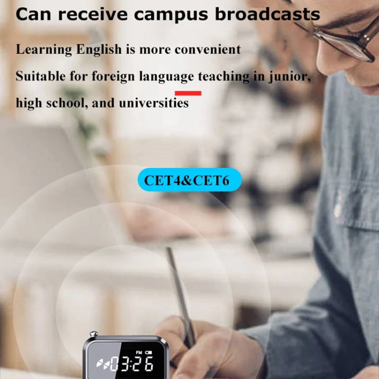 Rolton T1 Portable Radio Receiver Old People Singing Opera Player Mini Stereo Walkman(Gold) - Radio Player by Rolton | Online Shopping South Africa | PMC TechLife | Buy Now Pay Later Mobicred