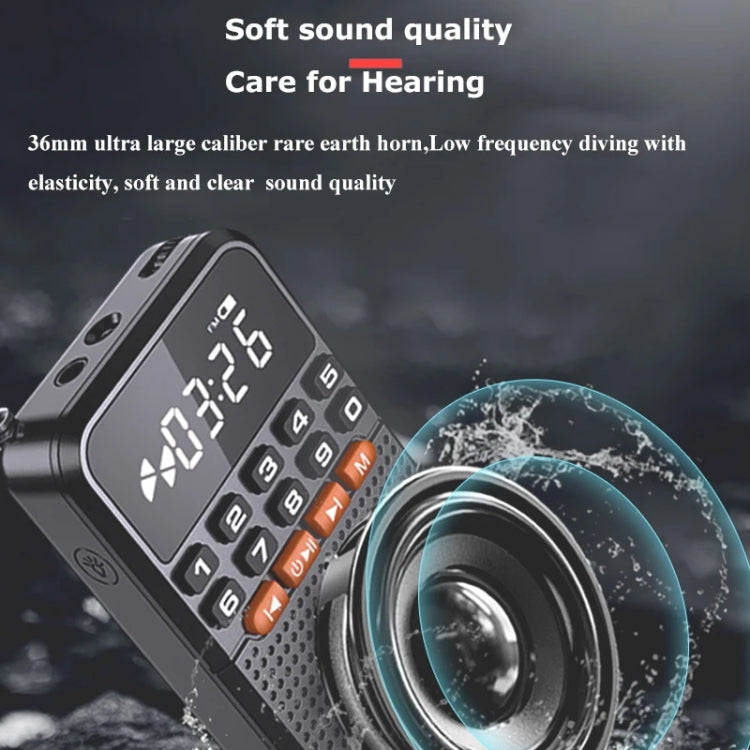 Rolton T1 Portable Radio Receiver Old People Singing Opera Player Mini Stereo Walkman(White) - Radio Player by Rolton | Online Shopping South Africa | PMC TechLife | Buy Now Pay Later Mobicred