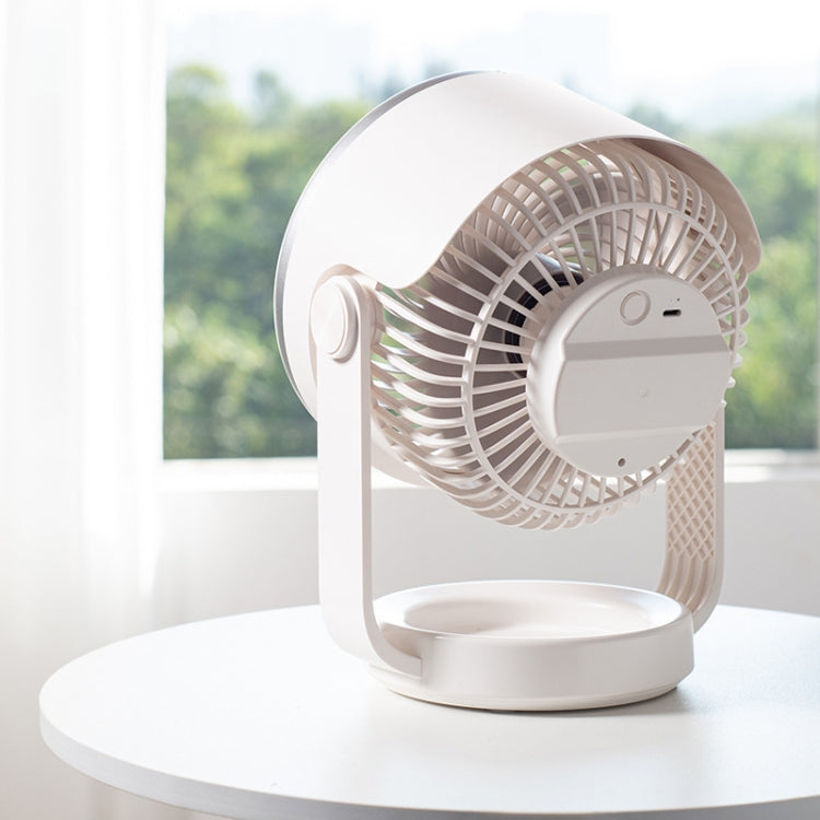 Air Circulating Fan USB Charging Desktop Quiet Fan(White) - Electric Fans by PMC Jewellery | Online Shopping South Africa | PMC Jewellery | Buy Now Pay Later Mobicred