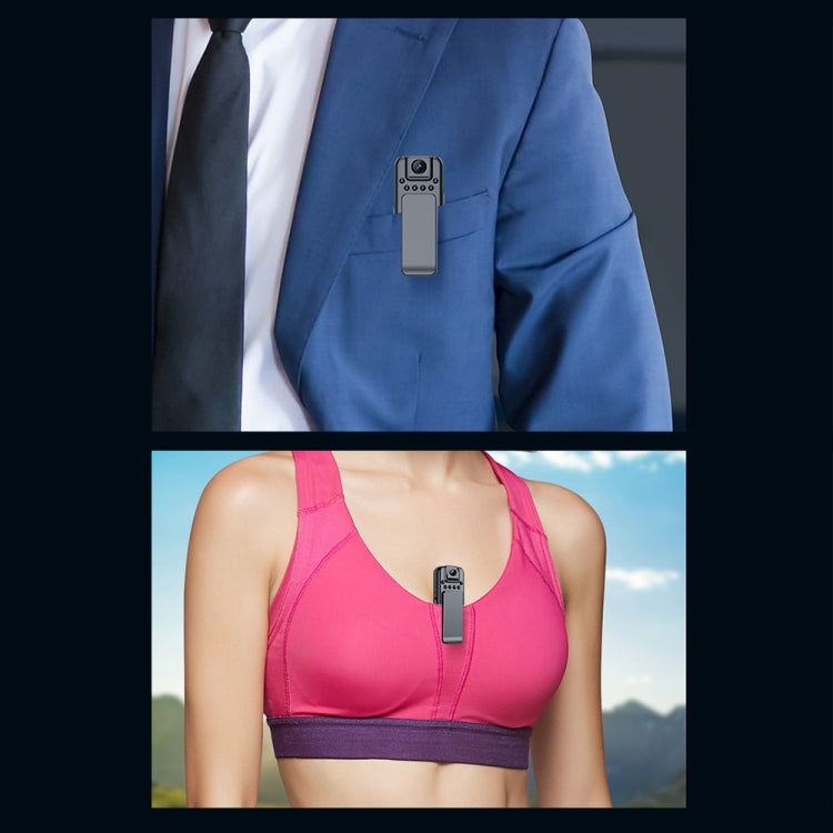 Mrobo D6 1080P Rotating Camera Night Vision Video Recorder With Back Clip, Size: No-memory(Black) - Recording Pen by Mrobo | Online Shopping South Africa | PMC TechLife | Buy Now Pay Later Mobicred