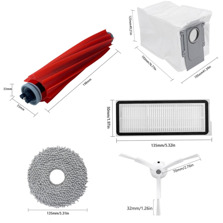 Mop Cloth For Roborock Qrevo Pro / Qrevo MaxV Vacuum Robot Accessories - For Roborock Accessories by PMc TechLife | Online Shopping South Africa | PMc TechLife | Buy Now Pay Later Mobicred