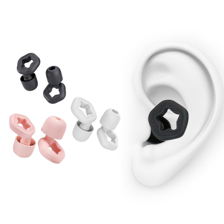 3pairs /Set Sleep Anti-noise Soundproof Earplugs Noise Reducing Swimming Silicone Earplugs(White) - free shipping - PMC TechLife - Order now!