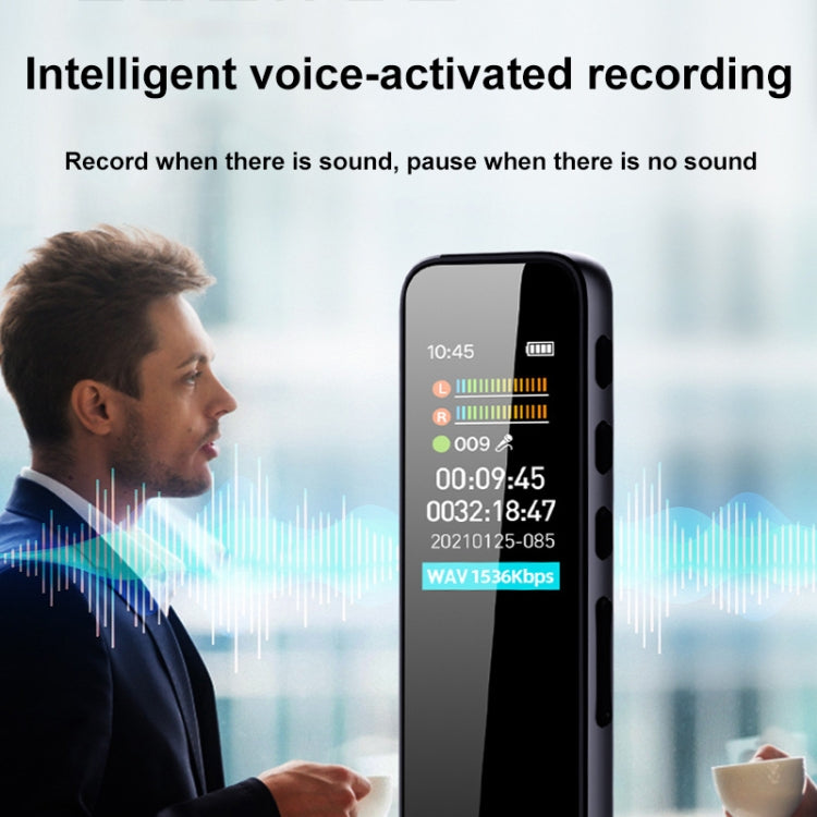Mrobo RV18 0.96-Inch Color Screen Smart Noise Reduction Recording Pen, Capacity: 32GB(Flagship) - free shipping - PMC TechLife - Order now!