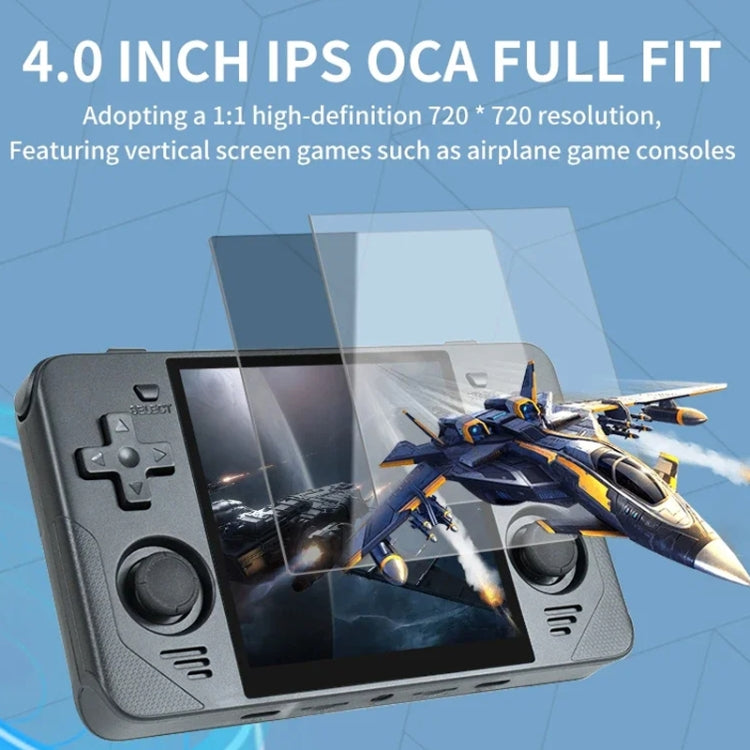POWKIDDY RGB30  4 Inch IPS Screen Handheld Game Console Built In WIFI＋Bluetooth 16GB+128GB(Black) - free shipping - PMC Jewellery - Order now!
