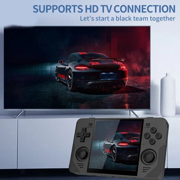 POWKIDDY RGB30  4 Inch IPS Screen Handheld Game Console Built In WIFI＋Bluetooth 16GB+128GB(Black) - free shipping - PMC Jewellery - Order now!