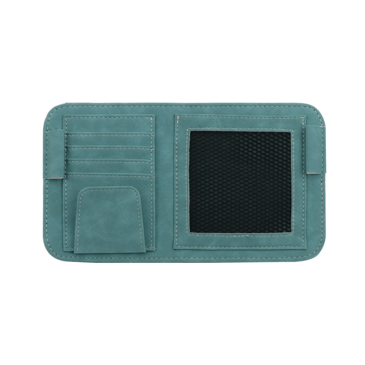 Car Sun Visor Bill Holder Glasses Clip Storage Bag(Blue) - Sunglasses & Glasses Clips by PMC Jewellery | Online Shopping South Africa | PMC Jewellery | Buy Now Pay Later Mobicred