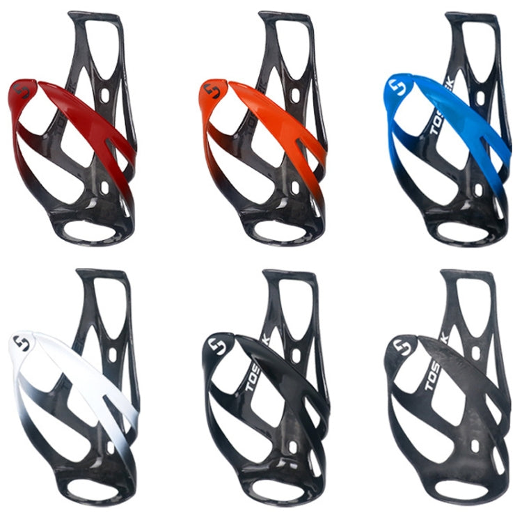 TOSEEK Outdoor Cycling Carbon Fiber Open Water Bottle Cage, Color: Black Glossy - free shipping - PMC TechLife - Order now!