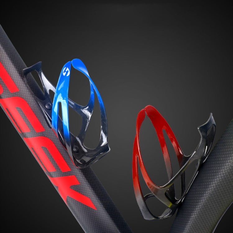 TOSEEK Outdoor Cycling Carbon Fiber Open Water Bottle Cage, Color: Black Matt - Holders by TOSEEK | Online Shopping South Africa | PMC TechLife | Buy Now Pay Later Mobicred