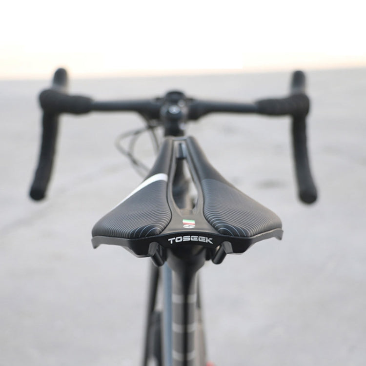 TOSEEK Bicycle Shock-absorbing Comfortable Widened Saddle(Black) - free shipping - PMC TechLife - Order now!