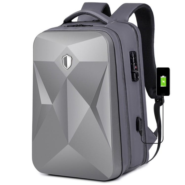 17 inch Password Lock Large Capacity Waterproof Laptop Backpack with USB Port(Dark Gray) - Backpack by PMC Jewellery | Online Shopping South Africa | PMC Jewellery | Buy Now Pay Later Mobicred