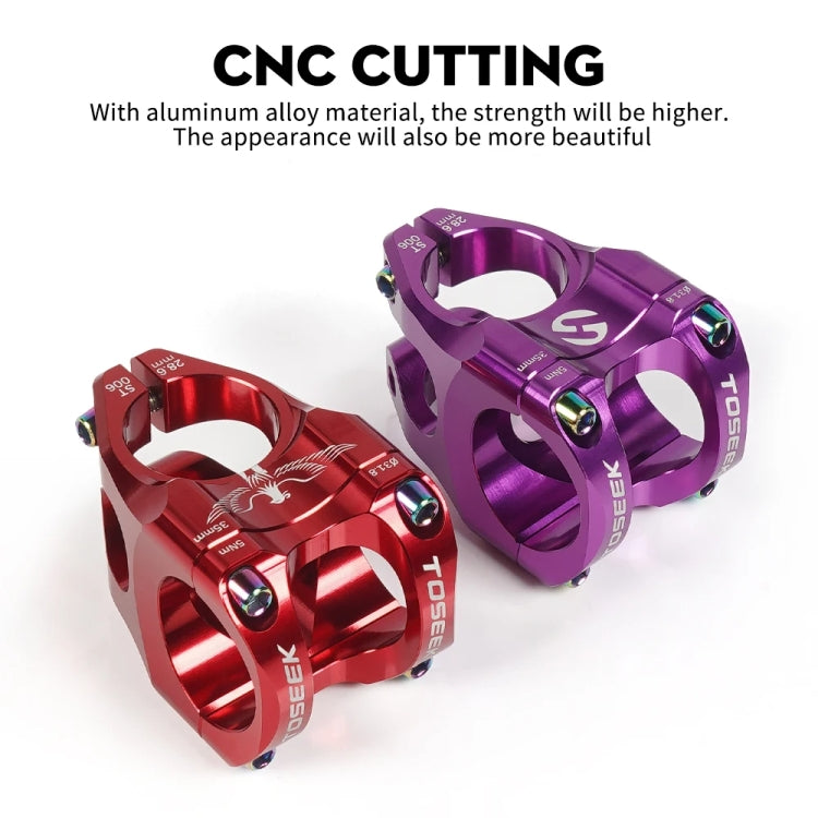 TOSEEK 35mm Aluminum Alloy Stem Bicycle Modification Accessories, Color: Colorful - free shipping - PMC TechLife - Order now!