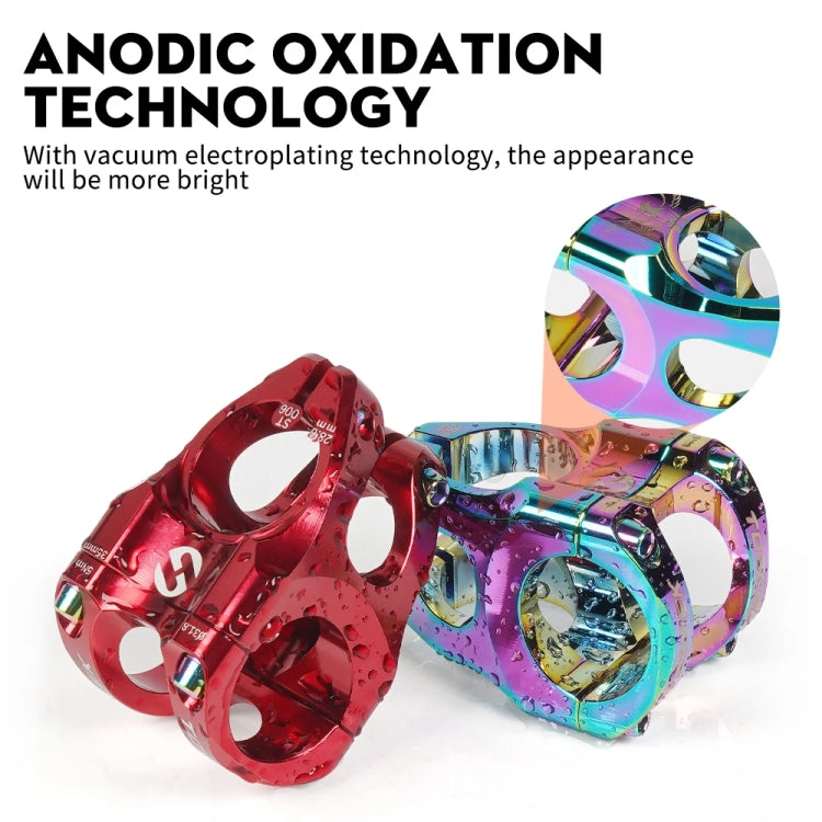 TOSEEK 35mm Aluminum Alloy Stem Bicycle Modification Accessories, Color: Orange - free shipping - PMC TechLife - Order now!