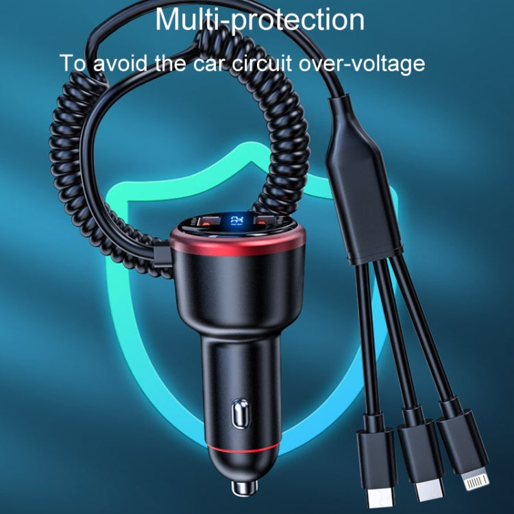 Vehicle Mini Fast Charging Charger Car One To Three Cigarette Lighter, Model: Upgrade Version - Car Charger by PMC Jewellery | Online Shopping South Africa | PMC Jewellery | Buy Now Pay Later Mobicred