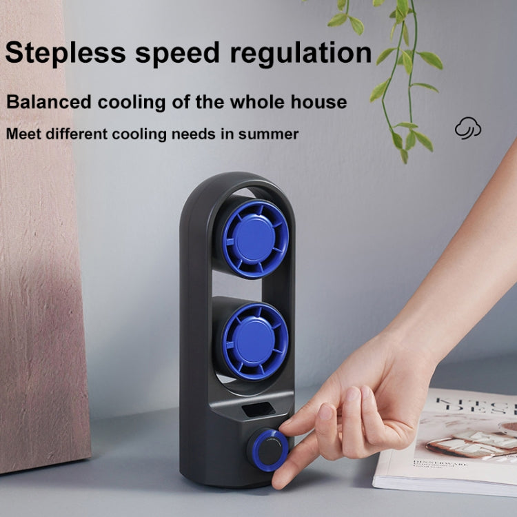 Intelligent Digital Display 100-Speed Stepless Speed Desktop Shaking Head Tower Fan(Dark Gray) - Electric Fans by PMC TechLife | Online Shopping South Africa | PMC TechLife | Buy Now Pay Later Mobicred