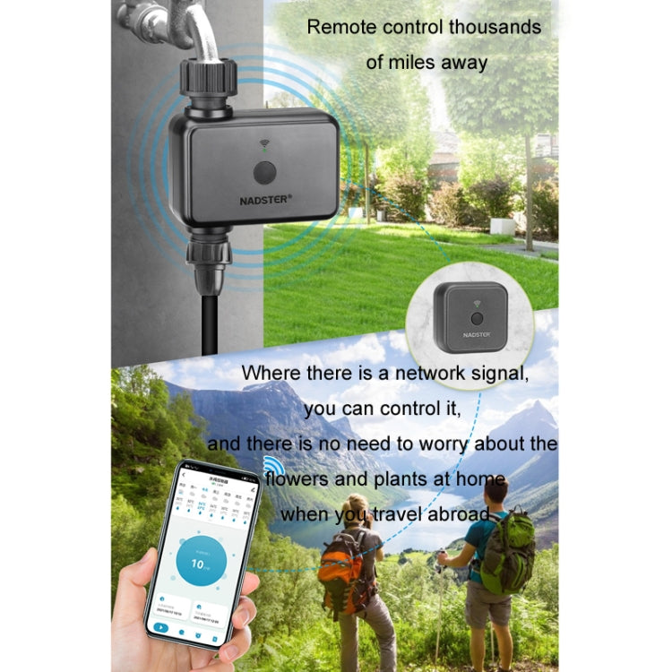 NADSTER US Plug Bluetooth WiFi Remote Automatic Timed Flower Watering Controller, Specification: Single Outlet - free shipping - PMc TechLife - Order now!