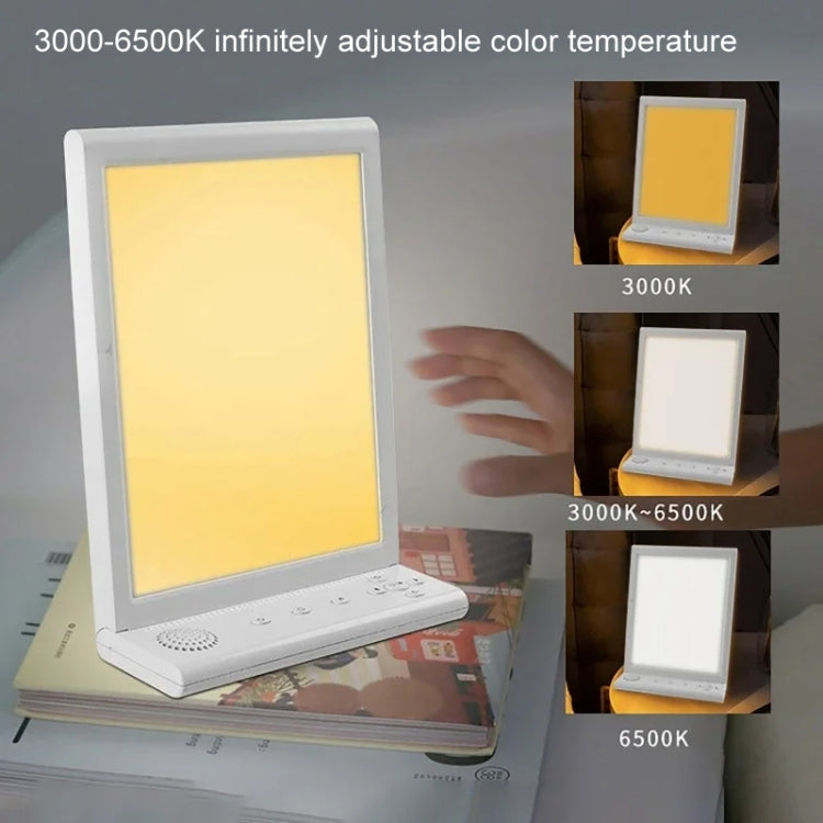 SAD White Noise Phototherapy Lamp Smart Emotional Night Light Music Decompression Therapy Light With Type-C Line+US Plug - free shipping - PMC TechLife - Order now!